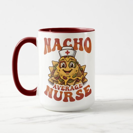 Nacho Average Nurse Funny Cinco de Mayo Tasse (Links)