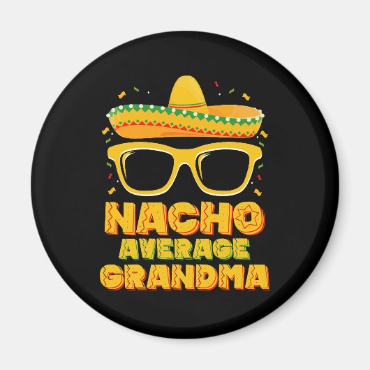Nacho Average Oma Cinco De Mayo Family Magnet (Vorne)