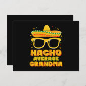 Nacho Average Oma Cinco De Mayo Family Postkarte (Vorne/Hinten)