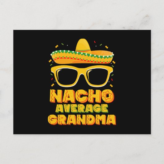 Nacho Average Oma Cinco De Mayo Family Postkarte (Vorderseite)
