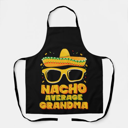 Nacho Average Oma Cinco De Mayo Family Schürze (Vorderseite)