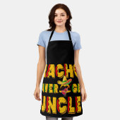 Nacho Average Onkel - Funny Oncle Geschenk Schürze (Getragen)