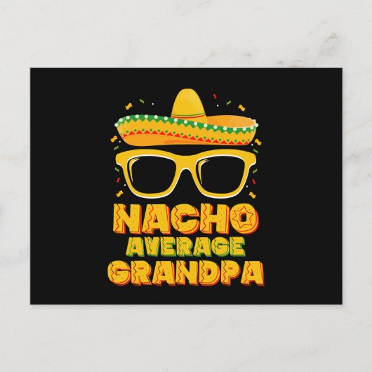 Nacho Average Opa Cinco De Mayo Family Postkarte (Vorderseite)