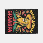 Nacho Average Opa Mexican Matching Cinco De Ma Fleecedecke (Vorderseite (Horizontal))