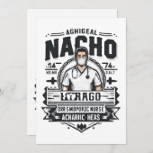 Nacho Average Orthopädie Nurse Einladung (Vorne/Hinten)