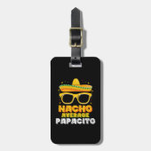 Nacho Average Papacito Vater Cinco De Mayo Gepäckanhänger (Vorderseite vertikal)
