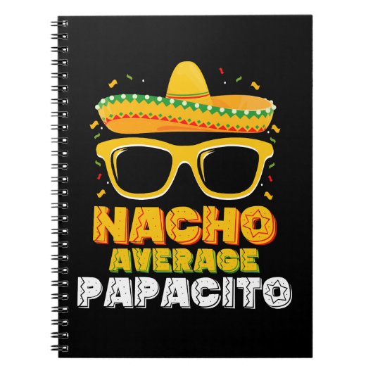 Nacho Average Papacito Vater Cinco De Mayo Notizblock (Vorderseite)