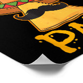 Nacho Average Papi Pater Vater Daddy Papa Cinco De Poster (Ecke)