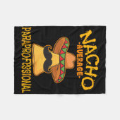 Nacho Average Paraprofessional Lehrerin Aides Cinc Fleecedecke (Vorderseite (Horizontal))