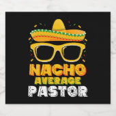 Nacho Average Pastor Cinco de Mayo Bierflaschenetikett (Einzelnes Label)
