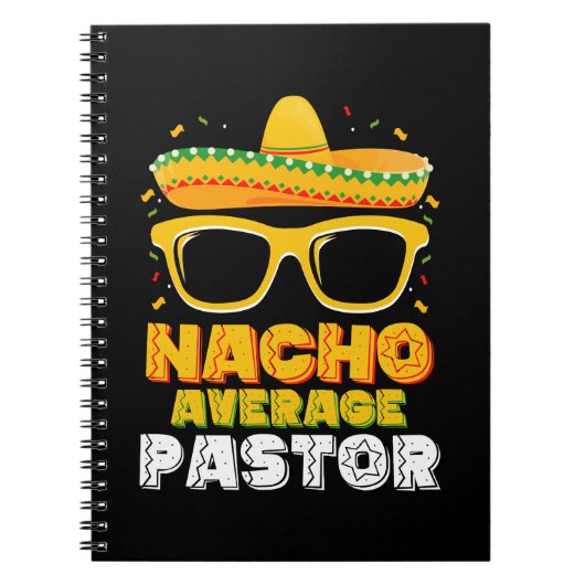 Nacho Average Pastor Cinco de Mayo Notizblock (Vorderseite)