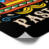 Nacho Average Pastor Funny Mexican Preacher Religi Poster (Ecke)