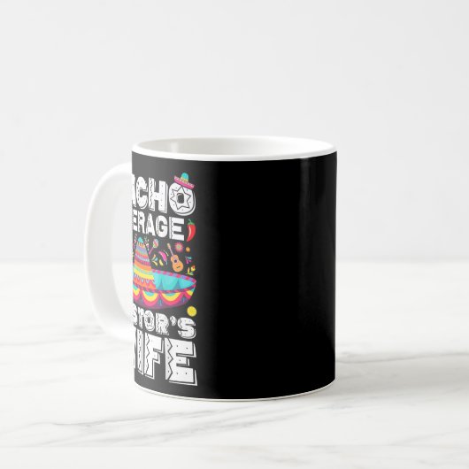 Nacho Average Pastors Ehefrau Preacher Religious C Kaffeetasse (Vorderseite Links)