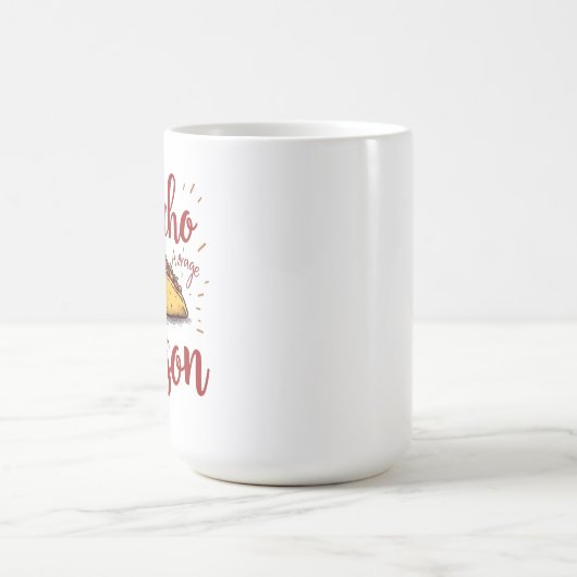 Nacho Average Person Design Kaffeetasse (Mittel)