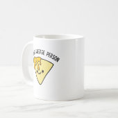 Nacho Average Person Funny Food Puff Kaffeetasse (Vorderseite Links)