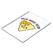 Nacho Average Person Funny Food Puff Notizblock (Linke Seite)