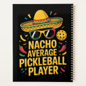 Nacho Average Pickleball Player Planer (Rückseite)