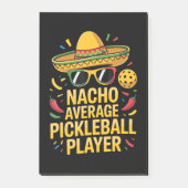 Nacho Average Pickleball Player Post-it Klebezettel (Vorderseite)