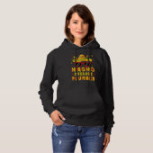 Nacho Average Plumber Cinco De Mayo Hoodie (Vorne ganz)
