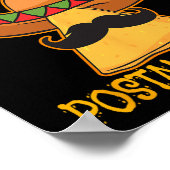 Nacho Average Postal Worker Cinco De Mayo Postman Poster (Ecke)