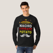 Nacho Average Potato Gnome Funny Cinco De Mayo Mex T-Shirt (Vorne ganz)