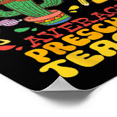 Nacho Average Preschool Lehrer Cinco De Mayo Mexi Poster (Ecke)