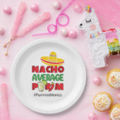 Nacho Average Purim Square Sticker Pappteller (Party)