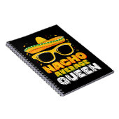 Nacho Average Queen Girl Family Cinco De Mayo Notizblock (Rechte Seite)