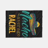 Nacho Average Rachel Gift Funny Cinco De Mayo Somb Fleecedecke (Vorderseite (Horizontal))