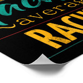 Nacho Average Rachel Gift Funny Cinco De Mayo Somb Poster (Ecke)