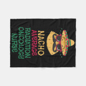 Nacho Average Radiation Oncology Nurse Cinco De Ma Fleecedecke (Vorderseite (Horizontal))