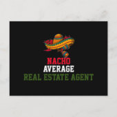 Nacho Average Real Anwesen Agent Postkarte (Vorderseite)