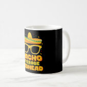 Nacho Average Redhead Hair Mexican Cinco De Mayo Kaffeetasse (VorderseiteRechts)
