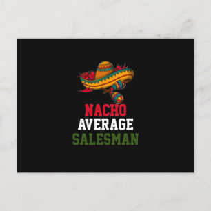 Nacho Average Salesman Postkarte
