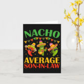 Nacho Average Schwiegersohn Funny Cinco De Mayo Me Karte (Gelbe Blume)
