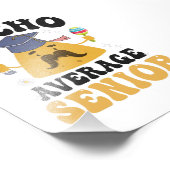 Nacho Average Senior Abschluss Cinco De Mayo GIft Fotodruck (Ecke)