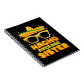 Nacho Average Sister Cinco De Mayo Matching Family Notizblock (Rechte Seite)