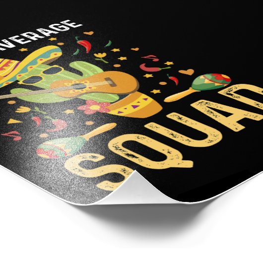 Nacho Average Squad Cinco De Mayo Mexiko Party Fotodruck (Ecke)