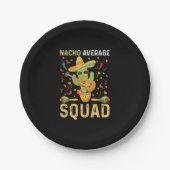 Nacho Average Squad Cinco De Mayo Mexiko Party Pappteller (Vorderseite)