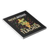 Nacho Average Teacher Cinco De Mayo Mexican Fiesta Notizblock (angewinkelt)