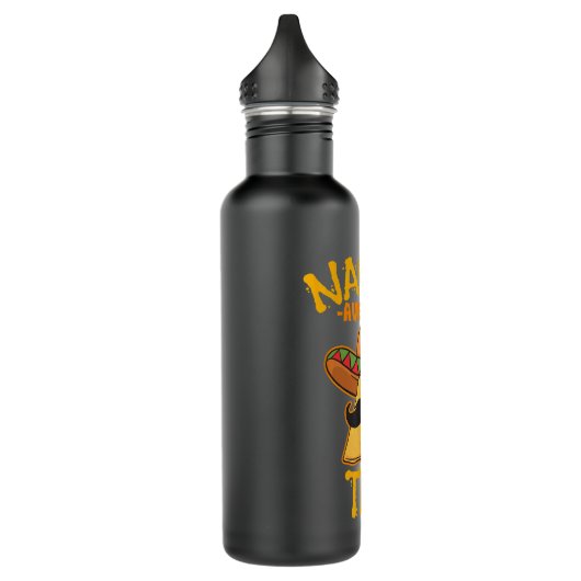 Nacho Average Tio Mexican Disc Uncle Cinco De Mayo Edelstahlflasche (Links)