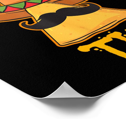 Nacho Average Tio Mexican Disc Uncle Cinco De Mayo Poster (Ecke)