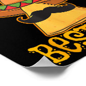 Nacho Average Trauzeuge Trauzeuge Wedding Cinco De Poster (Ecke)