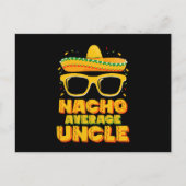 Nacho Average Uncle Cinco De Mayo Matching Family Postkarte (Vorderseite)