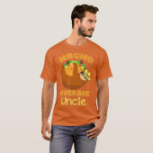 Nacho Average Uncle Nacho Day Funny Taco Sloth T-Shirt (Vorne ganz)