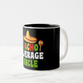Nacho Average Uncle Zwei-Tone-Kaffee-Tasse Zweifarbige Tasse (VorderseiteRechts)