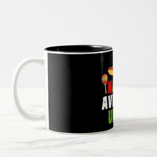 Nacho Average Uncle Zwei-Tone-Kaffee-Tasse Zweifarbige Tasse (Links)