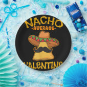 Nacho Average Valentine Mexican Couple Valentine Pappteller (Party)