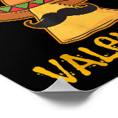 Nacho Average Valentine Mexican Couple Valentine Poster (Ecke)