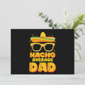 Nacho Average Vater Cinco De Mayo Matching Family Einladung (Stehend Vorderseite)